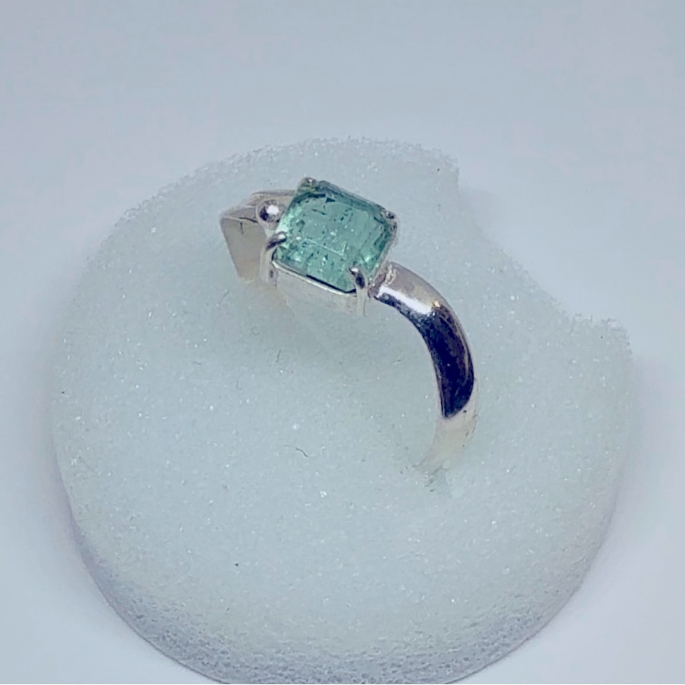 Beautiful Handmade Natural Tourmaline  Gemstone 925 Silver Ring - Picture 3 of 9